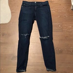 Sz 28 7 for all Mankind denim jeans
